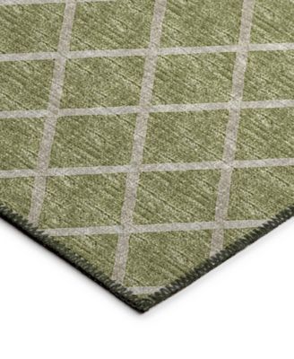 York Washable YO1 4' x 4' Round Area Rug