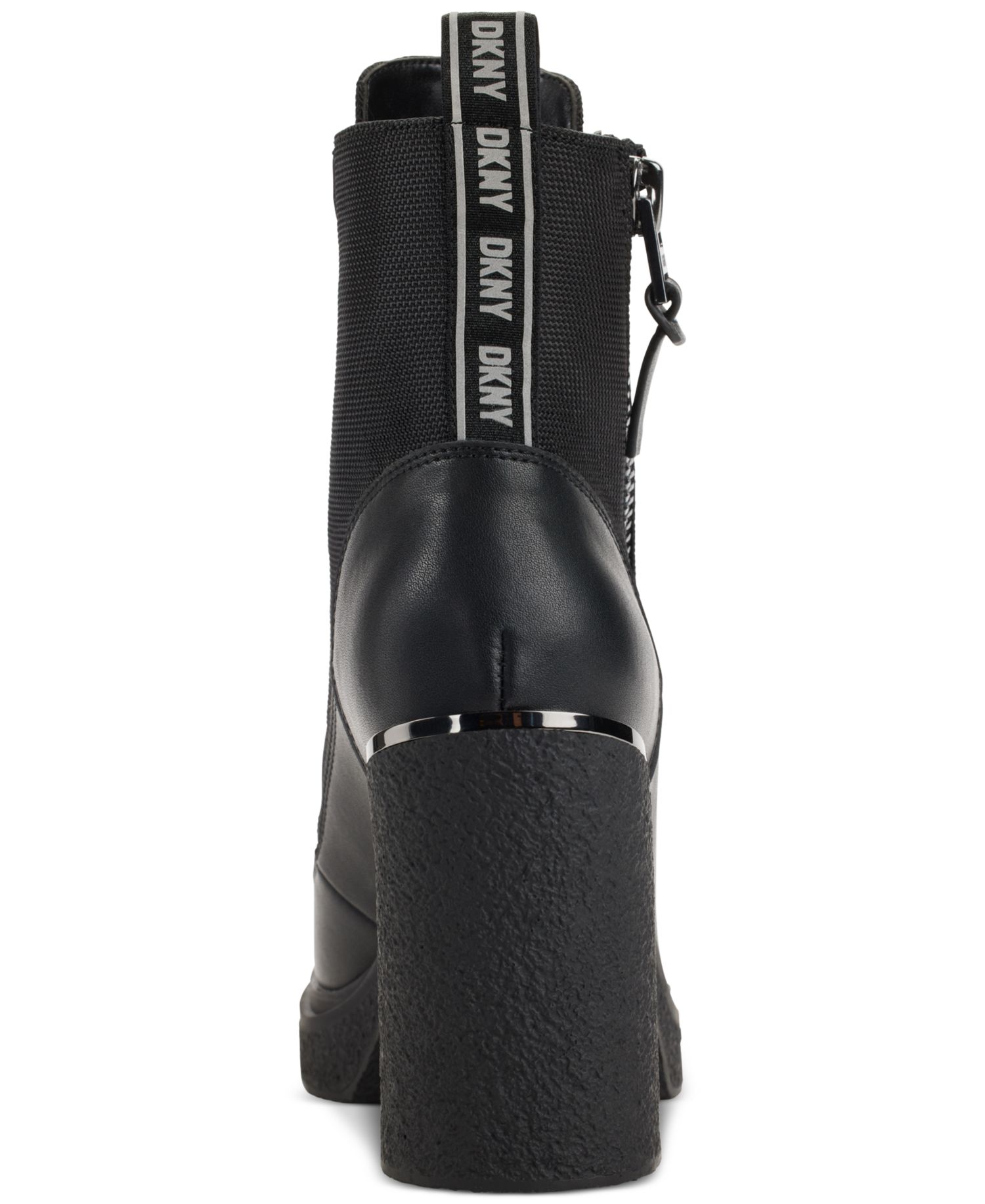 Women's Toia Lace-Up Zip Block Heel Booties