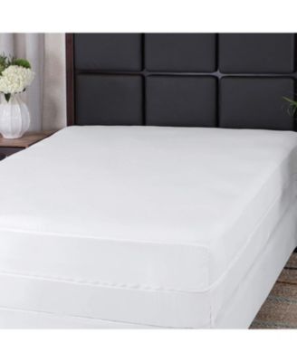 Waterproof Zippered Mattress Encasement - Short Queen Size (9-11 Deep) - White
