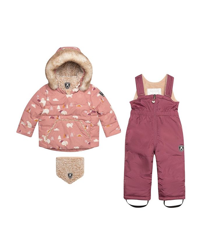 Macy's baby top girl snowsuit