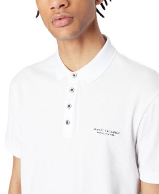 Мужская рубашка поло AX Armani Exchange AX Armani Exchange обычного кроя из МиланаНью-Йорка 11990₽