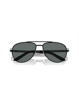 Iconic Plaque Pilot Men's Sunglasses, PR A54S