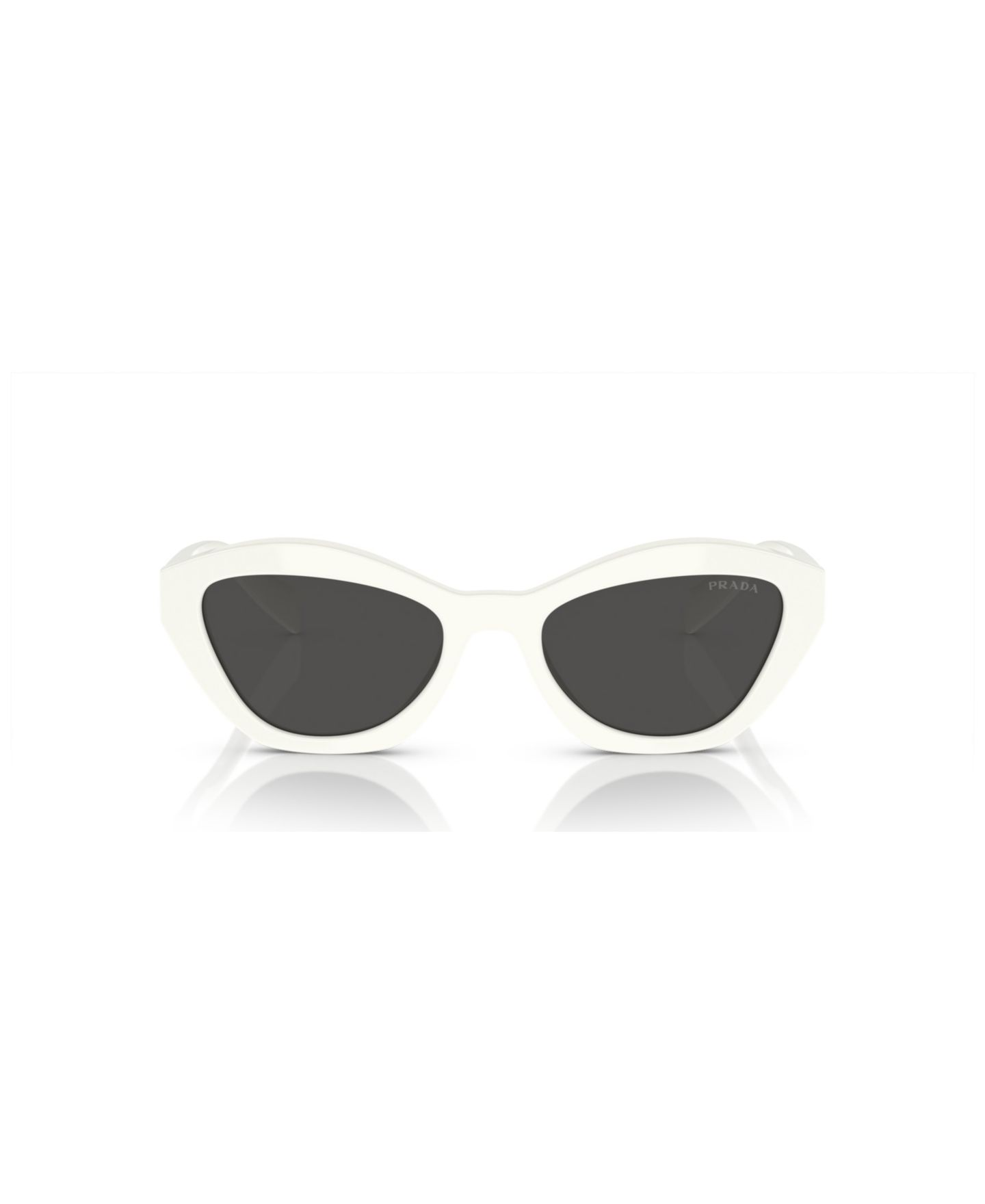 Женские солнцезащитные очки PRADA Butterfly Sunglasses, PR A02S, цвет: Белый — фото 9