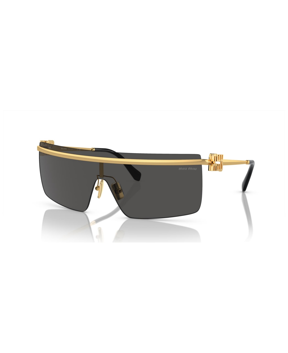 Shop Miu Miu Women's Sunglasses Mu 50zs In Gold