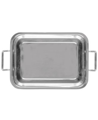 Classic Series Stainless Steel 17" x 12.25" Roaster with Rack