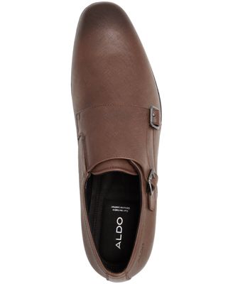Men's Benedetto Monk Strap Shoes- Wide Width