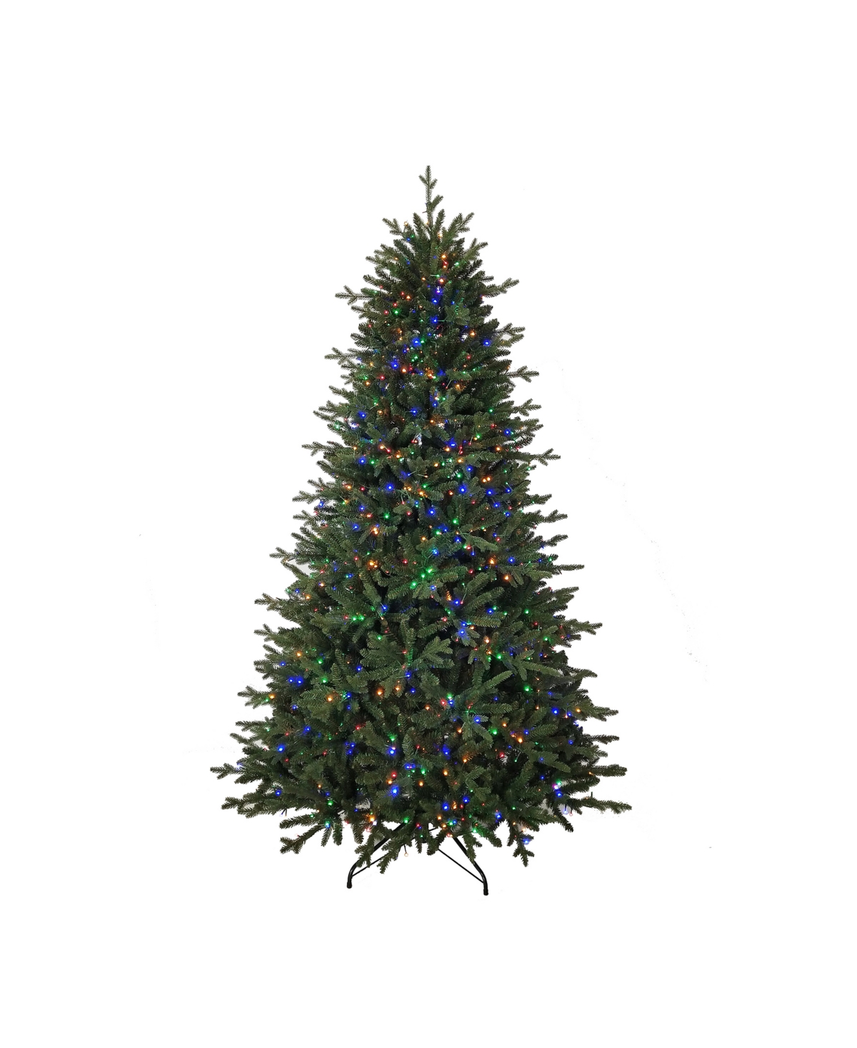 Shop Kurt Adler 7.5' Pre-lit Led Noble Fir Christmas Tree In Green
