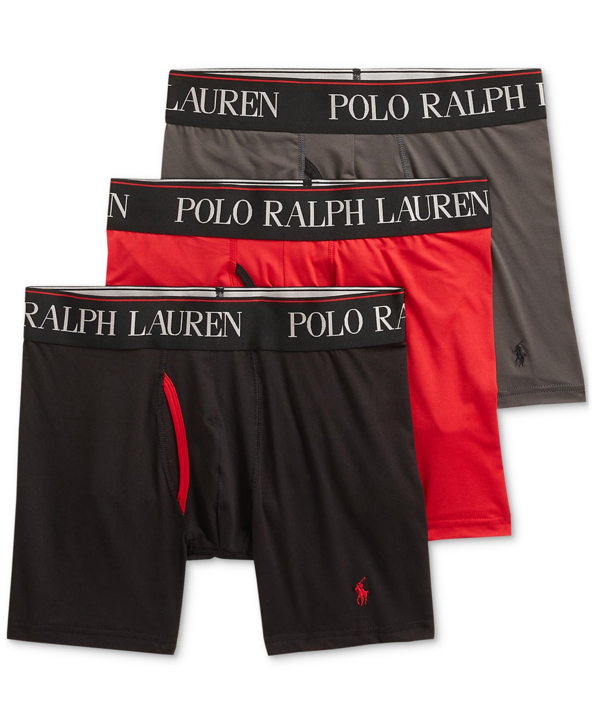 Трусы-боксеры Cool для мужчин, микрофибра, 3 шт. — Polo Ralph Lauren — фото 1