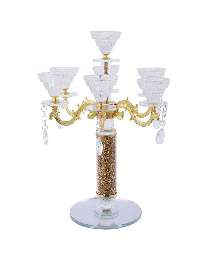 Simplie Fun Candle Holder with Pendants (Holds 7 Candles) Macy's