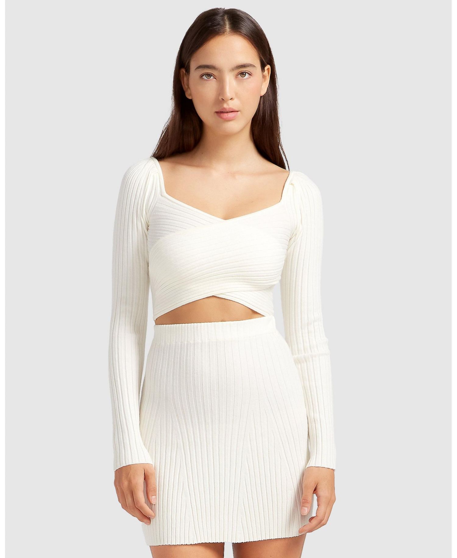 Forget Me Not Knit Crop