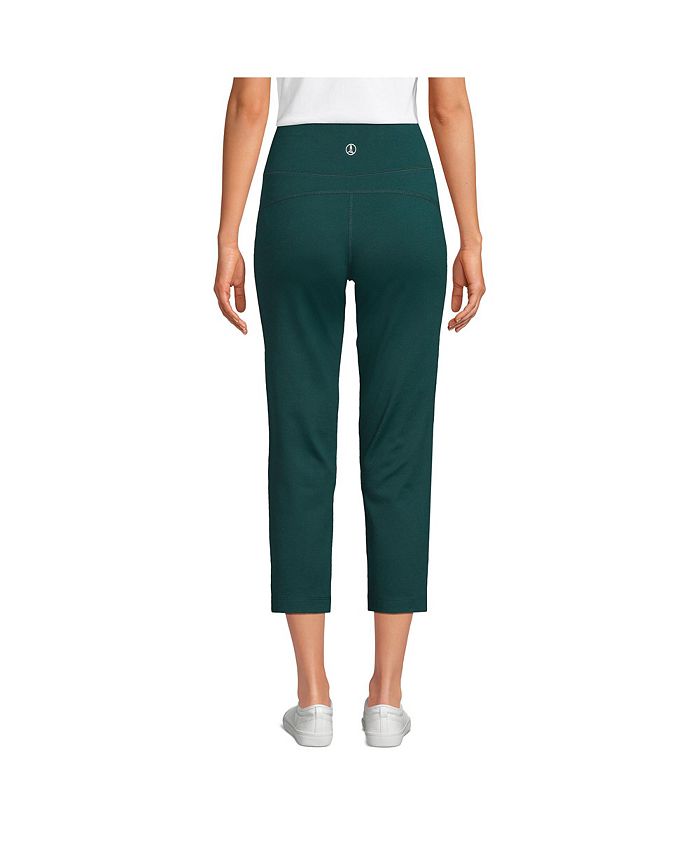 Lands' End Women's Active Crop Yoga Pants Macy's