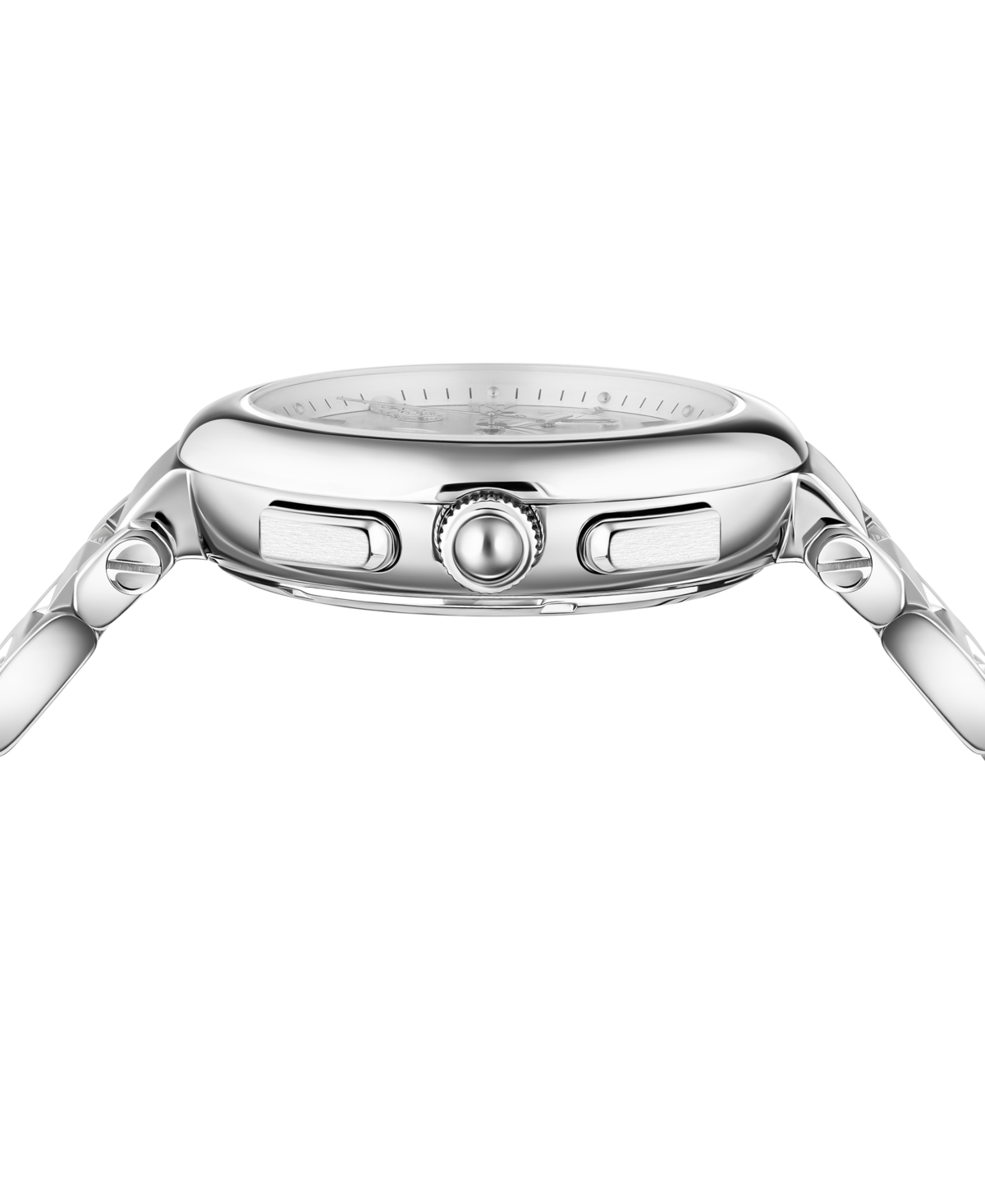 Shop Ferragamo Salvatore  Women's Swiss Chronograph Legacy Stainless Steel Bracelet Watch 40mm