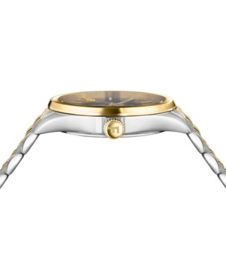 Salvatore Men's Swiss Classic Two-Tone Stainless Steel Bracelet Watch 42mm