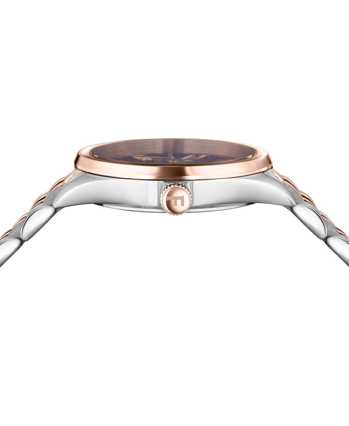Shop Ferragamo Salvatore  Women's Swiss Classic Two-tone Stainless Steel Bracelet Watch 38mm In Two Tone