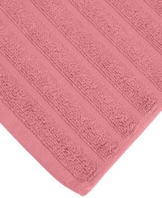 Cotton Textured Stripes 2-Pc. Bath Rug Set