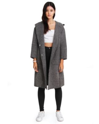 Belle Bloom Walk This Way Wool Blend Oversized Coat Macy s