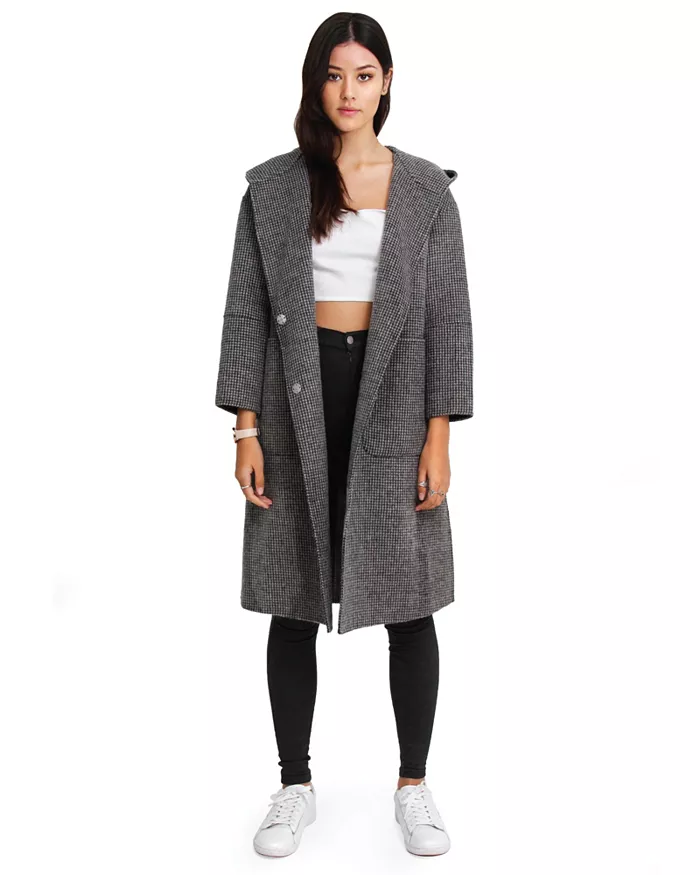 Women's Walk This Way Wool Blend Oversized Coat