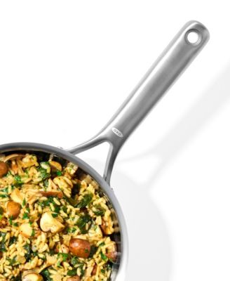 Mira Tri-Ply Stainless Steel 10" Covered Chef's Pan