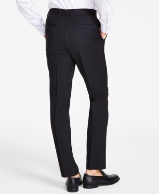 Men's Modern-Fit Wool Suit Pants