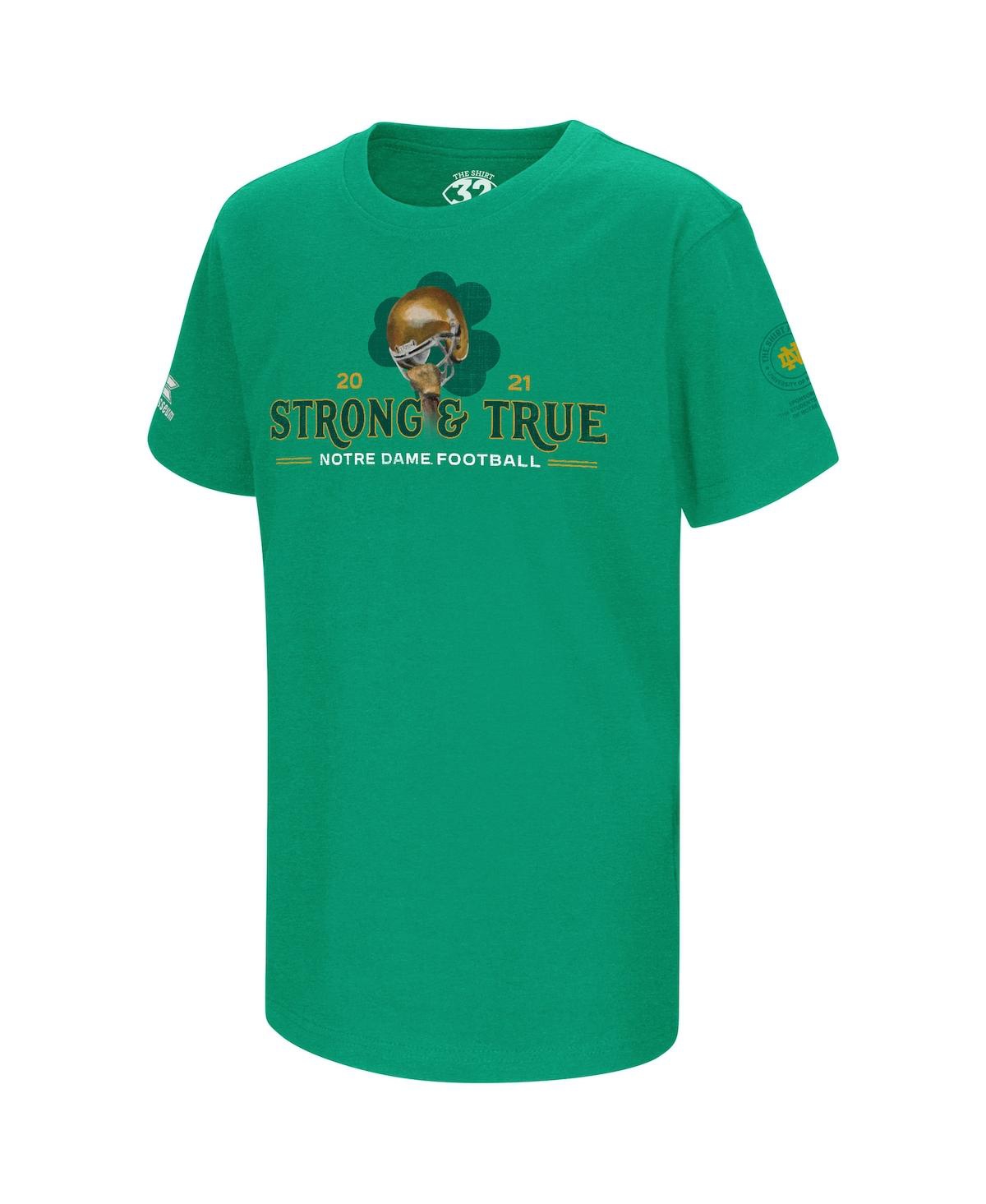 Shop Colosseum Big Boys  Green Notre Dame Fighting Irish 2021 The Shirt T-shirt