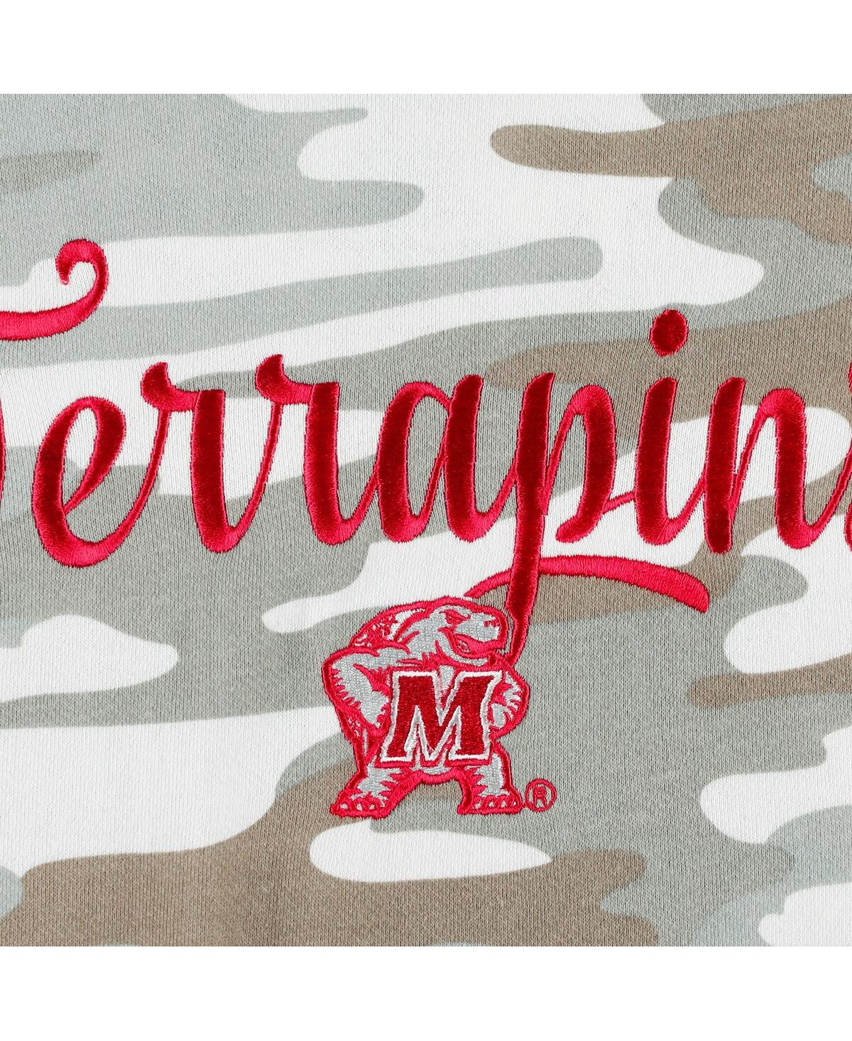 Shop Pressbox Women's  Camo Maryland Terrapins San Pablo Pullover Hoodie