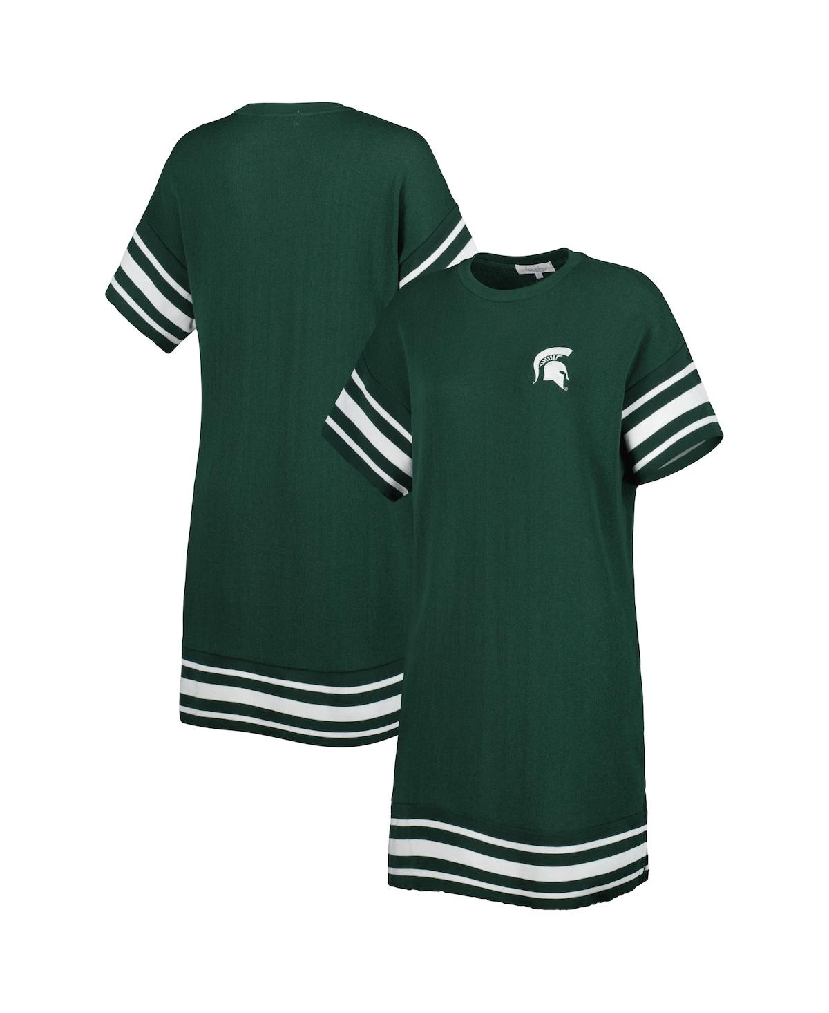 Women's Touch Green Michigan State Spartans Cascade T-shirt Dress - Green
