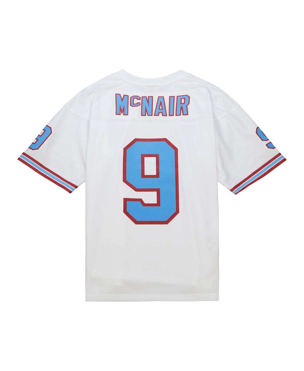 Men's Mitchell & Ness Steve McNairTennessee Oilers 1998 Legacy Replica Jersey - White