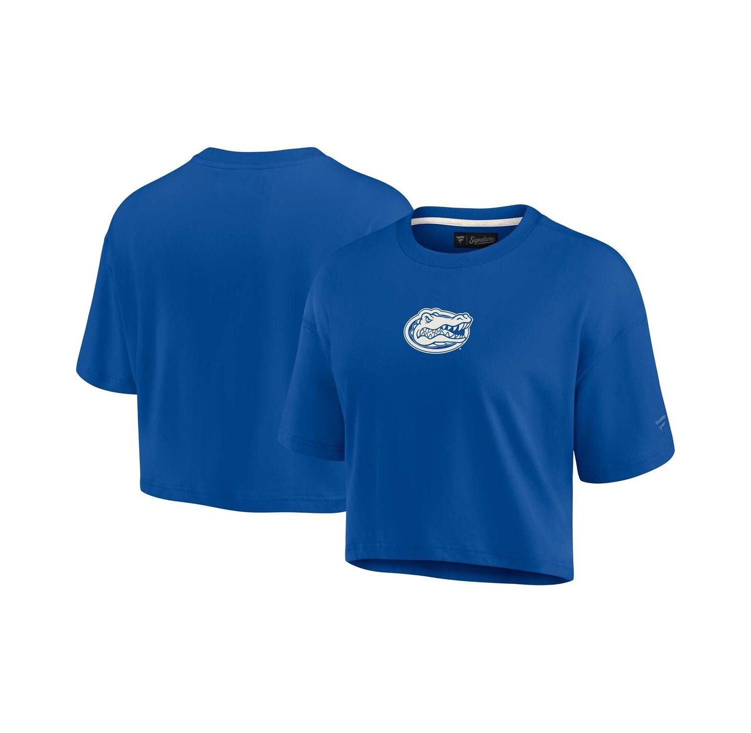Women's Royal Florida Gators Super Soft Boxy Cropped T-shirt