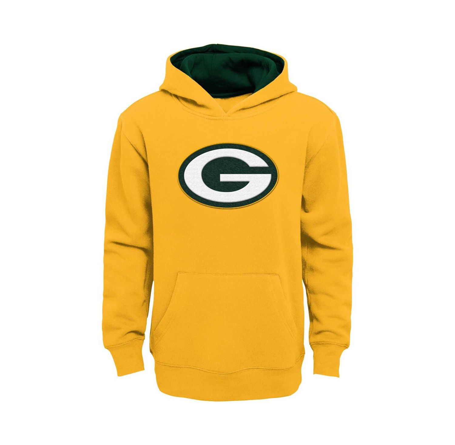 Big Boys Gold Green Bay Packers Prime Pullover Hoodie