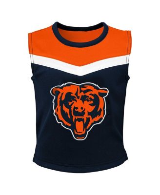 Big Girls Navy Chicago Bears Spirit Two-Piece Cheerleader Set