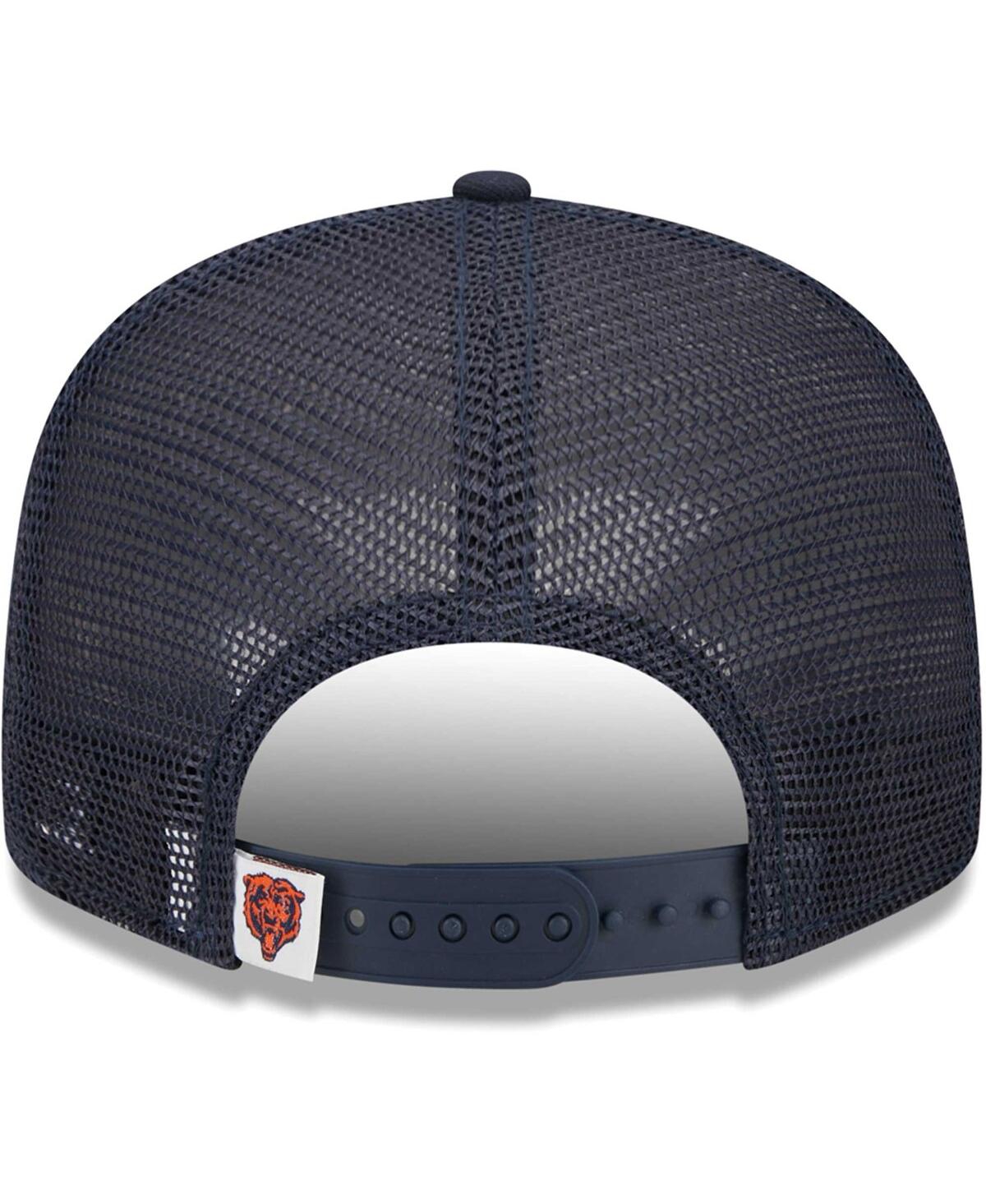 Youth Boys and Girls New EraChicago Bears Alternate Logo Main Trucker 9FIFTY Snapback Hat - Navy