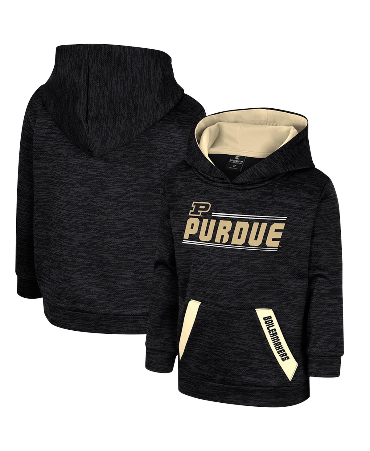 COLOSSEUM TODDLER BOYS AND GIRLS COLOSSEUM BLACK PURDUE BOILERMAKERS LIVE HARDCORE PULLOVER HOODIE