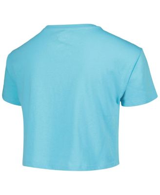 Big Girls Blue The Little Mermaid Mermaid Hair Don't Care Cropped T-shirt