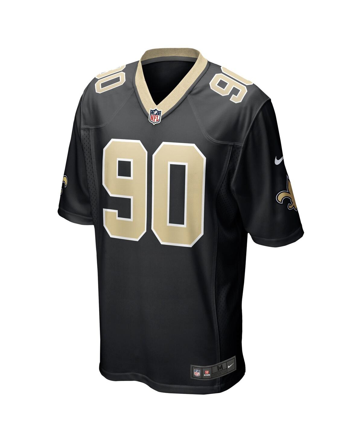 Men's Nike Bryan BreseeNew Orleans Saints 2023 Nfl Draft First Round Pick Game Jersey - Black