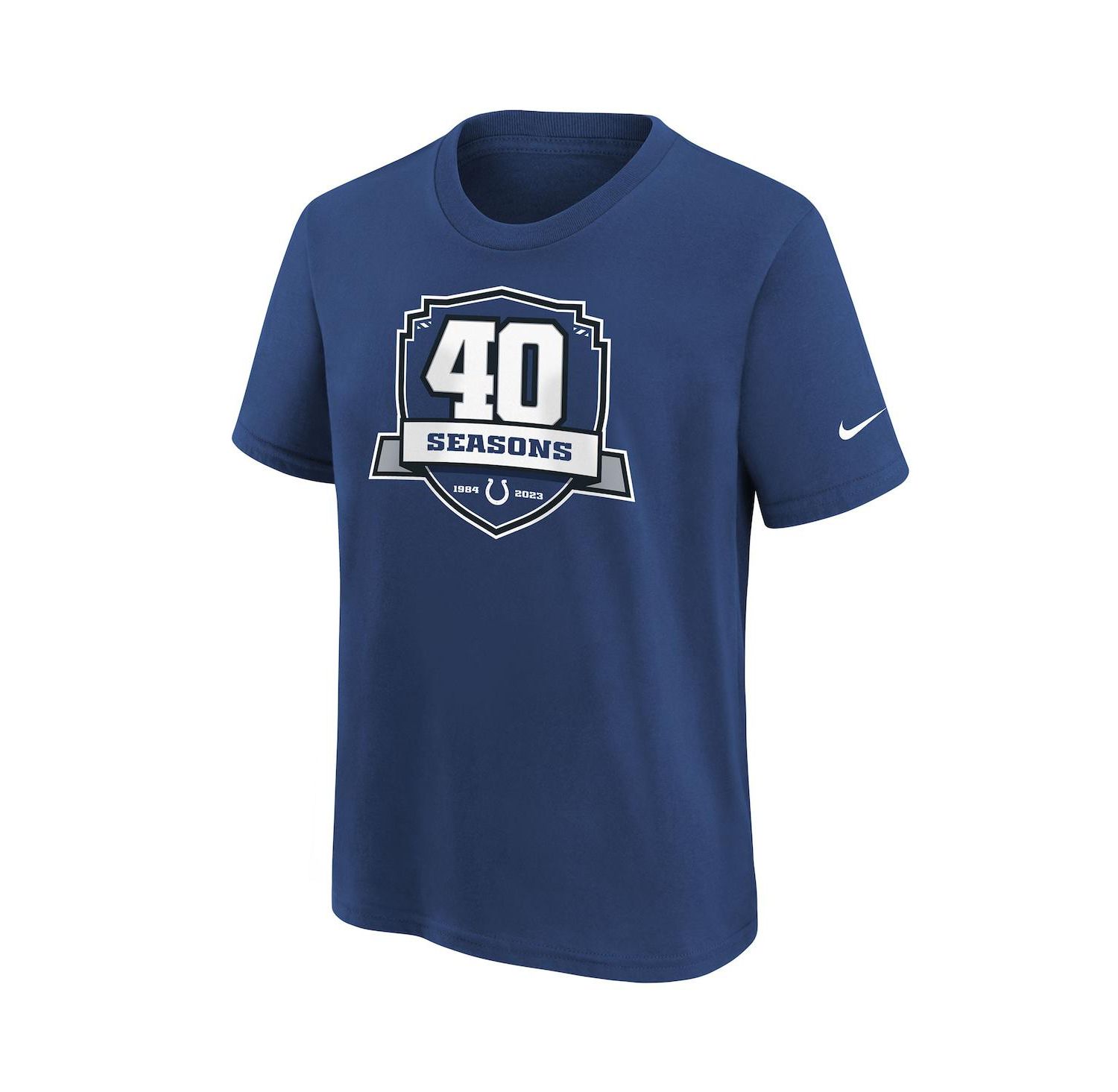Big Boys Blue Indianapolis Colts 40th Anniversary T-shirt