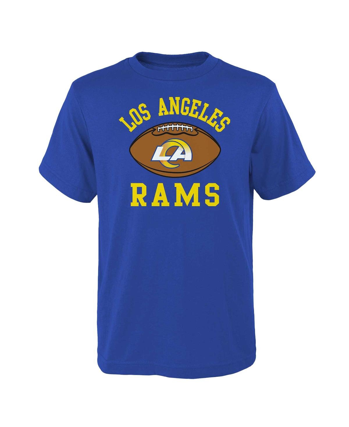 Outerstuff Youth Royal Los Angeles Rams Halftime T-Shirt Size: Extra Large