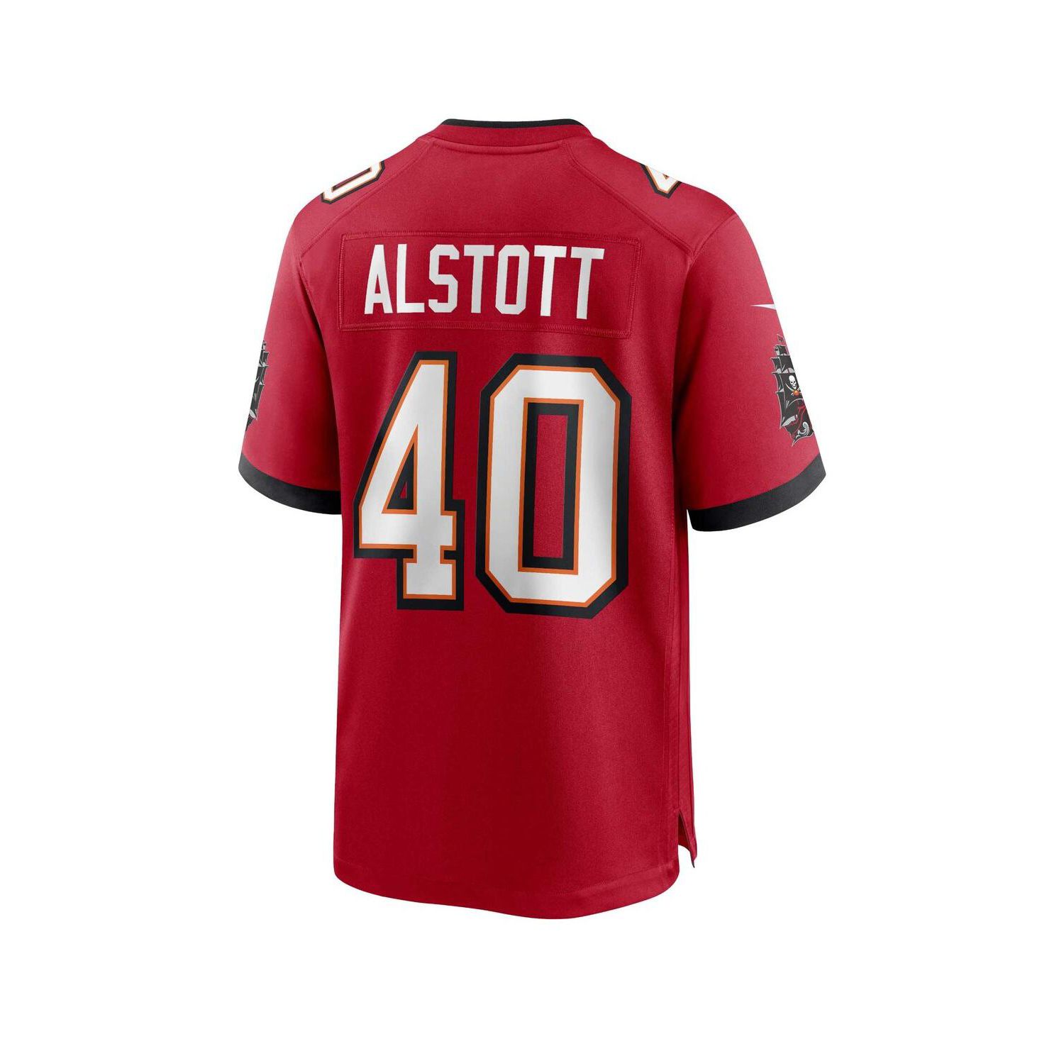 Men's Mike Alstott Red Tampa Bay Buccaneers Retired Player Game Jersey