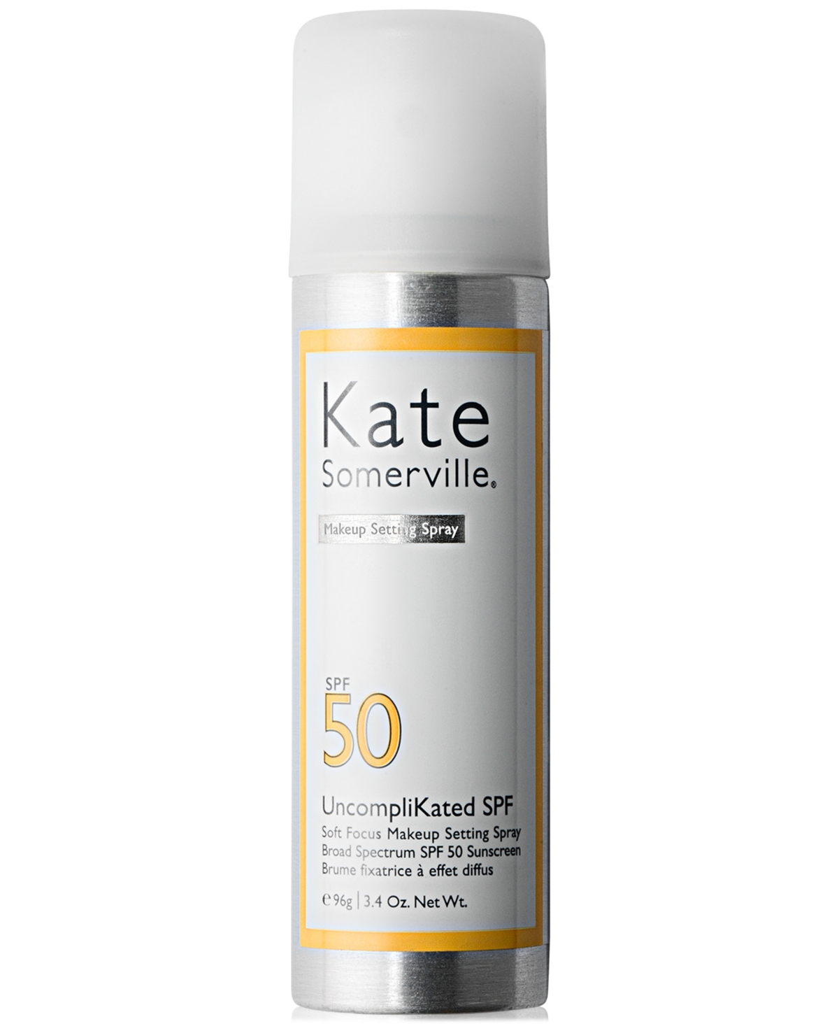 Kate Somerville Uncomplikated Soft Focus Makeup Setting Spray Spf 50, 3.4 Oz. In No Color