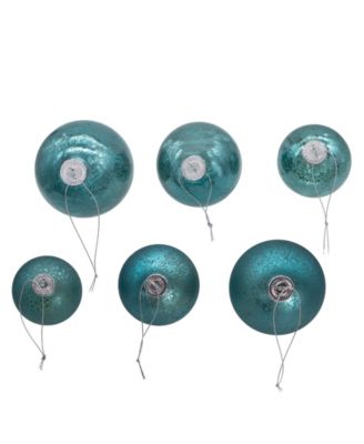 60-80Mm Glass Shiny Matte Mercury Ball Ornaments, 20 Piece Set