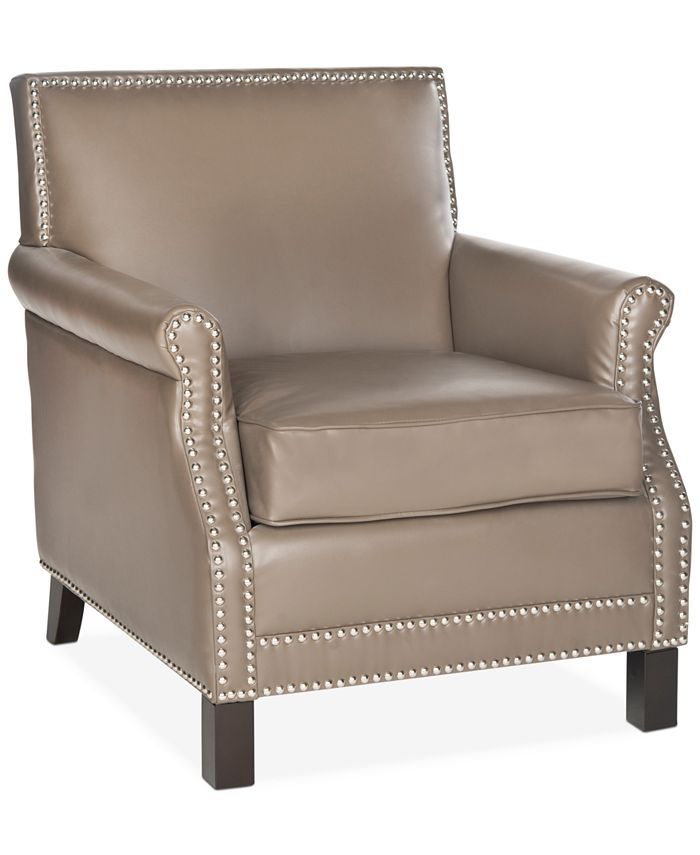 Safavieh Benson Faux Leather Accent Chair Macy's