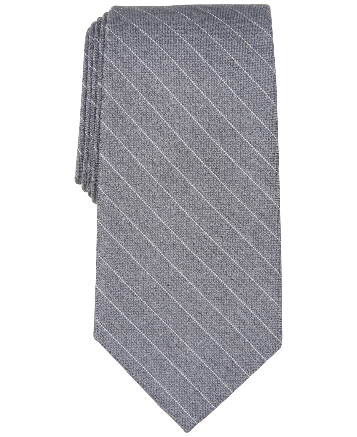 Michael Kors Men's Horn Stripe Tie In Charcoal