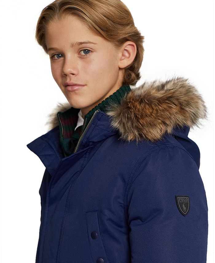 Polo Ralph Lauren Big Boys WaterResistant Down Parka Jacket Macy's