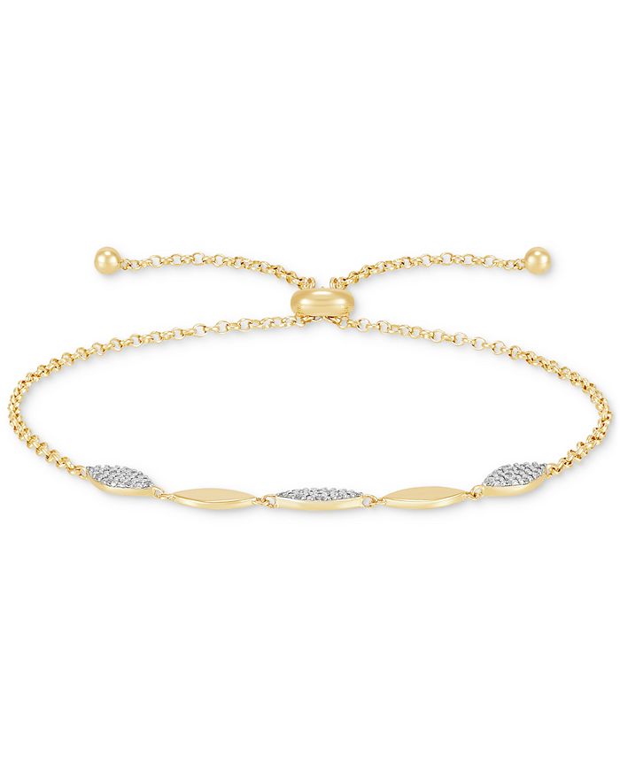 Macys bolo hot sale diamond bracelet