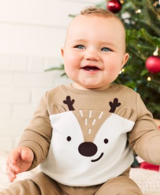 Carter s Baby Boys or Baby Girls 3 Piece Reindeer Outfit Set Macy s