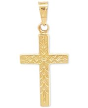 Macys discount gold crosses