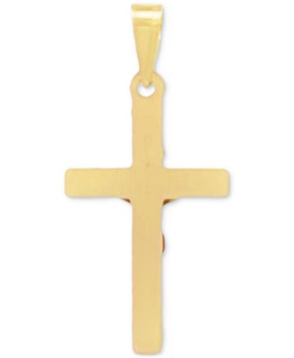 Small Crucifix Pendant in 14k Gold  