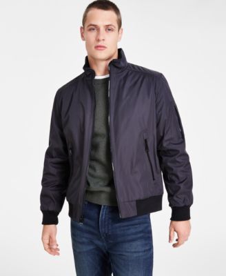 Men's Classic Zip-Front Ripstop Bomber Jacket