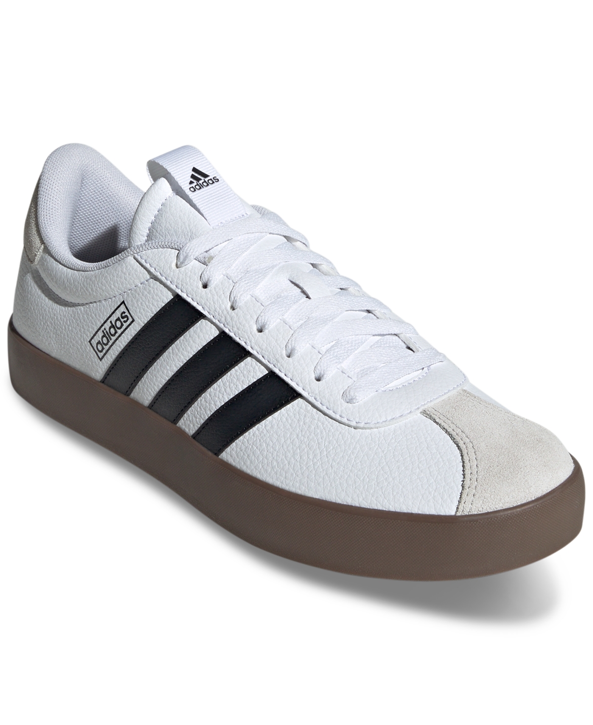 Shop Adidas Originals Men's Vl Court 3.0 Casual Sneakers From Finish Line In White,black,gray