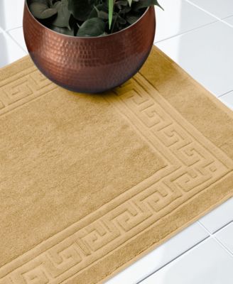 Cotton Greek Key Infinity Border 2-Pc. Bath Rug Set