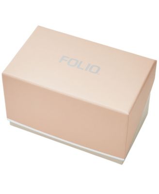 Women's Quartz Three Hand Silver-Tone Alloy Watch 33mm, Gift Set